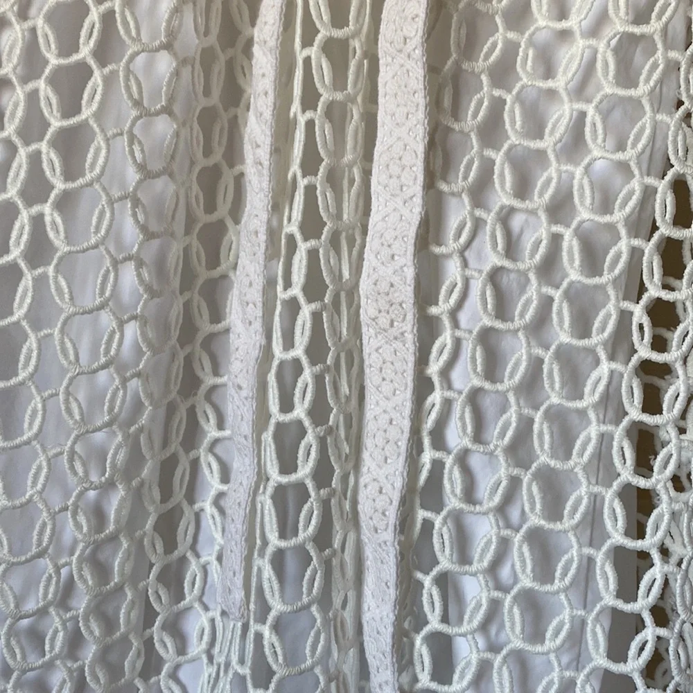 Crochet High/Low Midi Dress Size Small - Picture 9 of 11